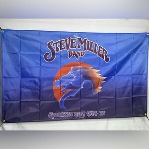 The Steve Miller Banner Tapestry (polyester) 5x3Ft. With 4 Grommets